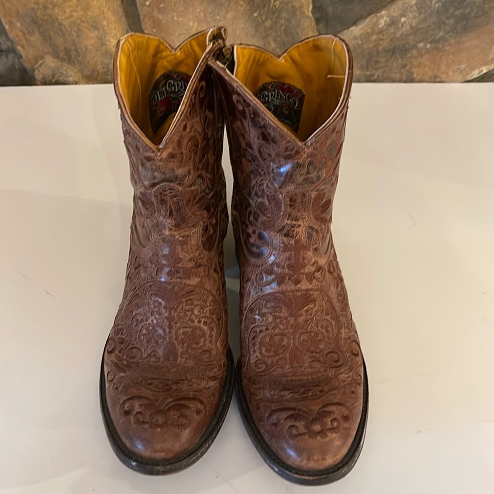 Old Gringo Skull Boots 7.5